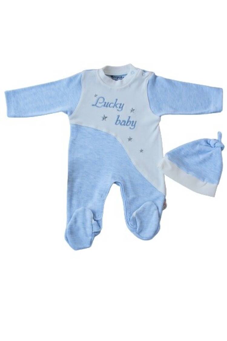 Wholesale Baby Boys 2-Piece Rompers and Hat Set 0-6M - Brand: Tomuycuk - Kids & Baby Clothes Wholesale - Globality Store