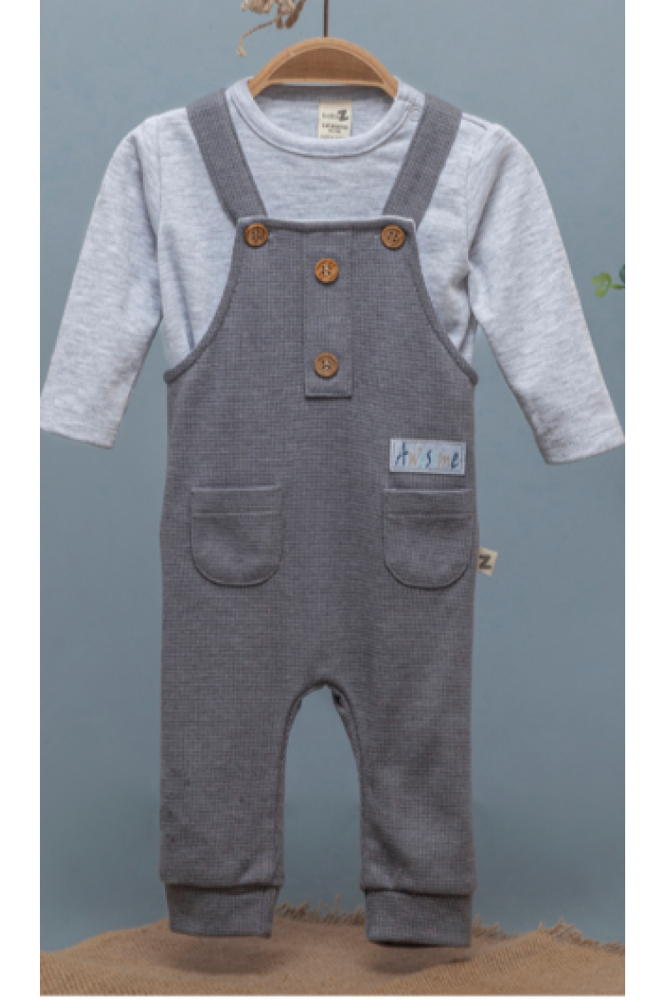 Wholesale Baby Boys 2-Piece Rompers and Long Sleeve T-shirt Set 3-12M - Brand: BabyZ - Kids & Baby Clothes Wholesale - Globality Store