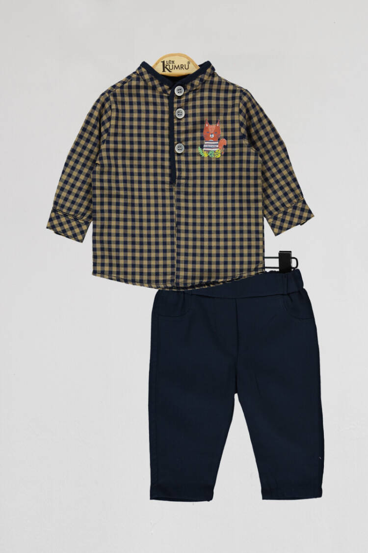 Wholesale Baby Boys 2-Piece Shirt and Pants Set 6-18M - Brand: Kumru Bebe - Kids & Baby Clothes Wholesale - Globality Store