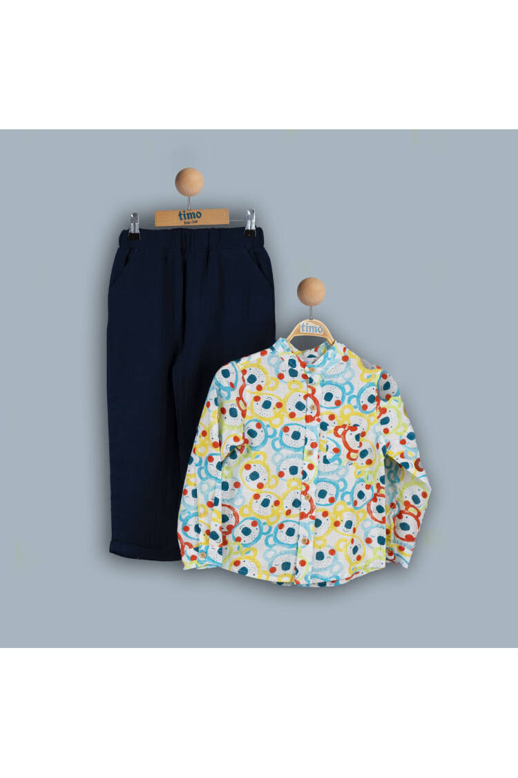 Wholesale Baby Boys 2-Piece Shirt and Pants Set 6-24M - Brand: Timo - Kids & Baby Clothes Wholesale - Globality Store