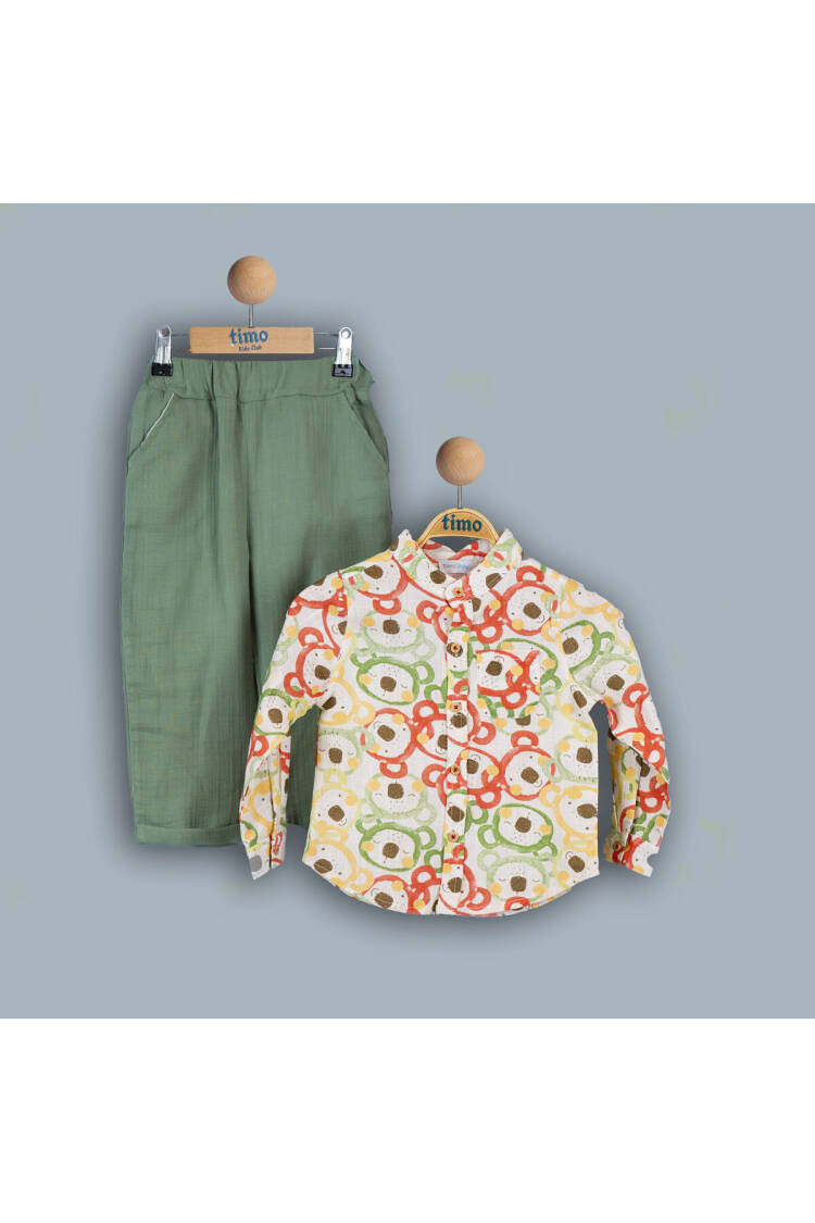 Wholesale Baby Boys 2-Piece Shirt and Pants Set 6-24M - Brand: Timo - Kids & Baby Clothes Wholesale - Globality Store