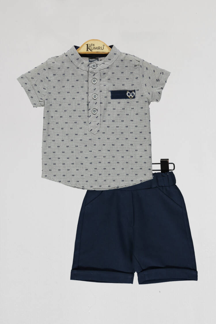 Wholesale Baby Boys 2-Piece Shirt and Shorts 6-18M - Brand: Kumru Bebe - Kids & Baby Clothes Wholesale - Globality Store