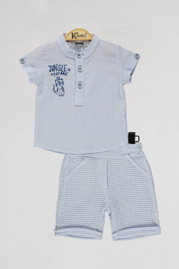 Wholesale Baby Boys 2-Piece Shirts and Short Set 6-18M - Brand: Kumru Bebe - Kids & Baby Clothes Wholesale - Globality Store