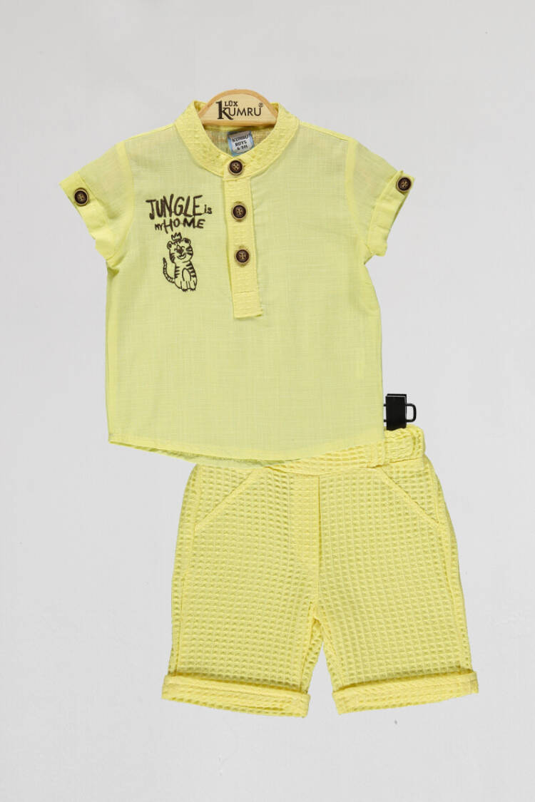 Wholesale Baby Boys 2-Piece Shirts and Short Set 6-18M - Brand: Kumru Bebe - Kids & Baby Clothes Wholesale - Globality Store