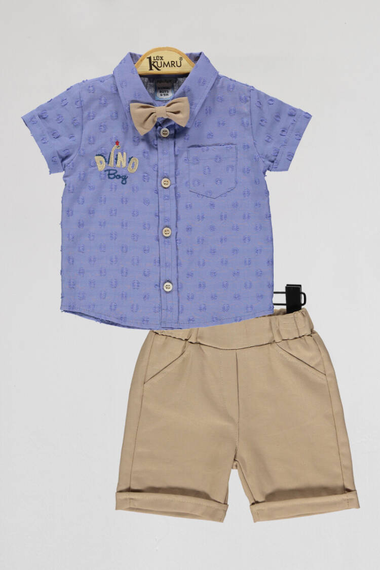 Wholesale Baby Boys 2-Piece Shirts and Shorts Set 6-18M - Brand: Kumru Bebe - Kids & Baby Clothes Wholesale - Globality Store