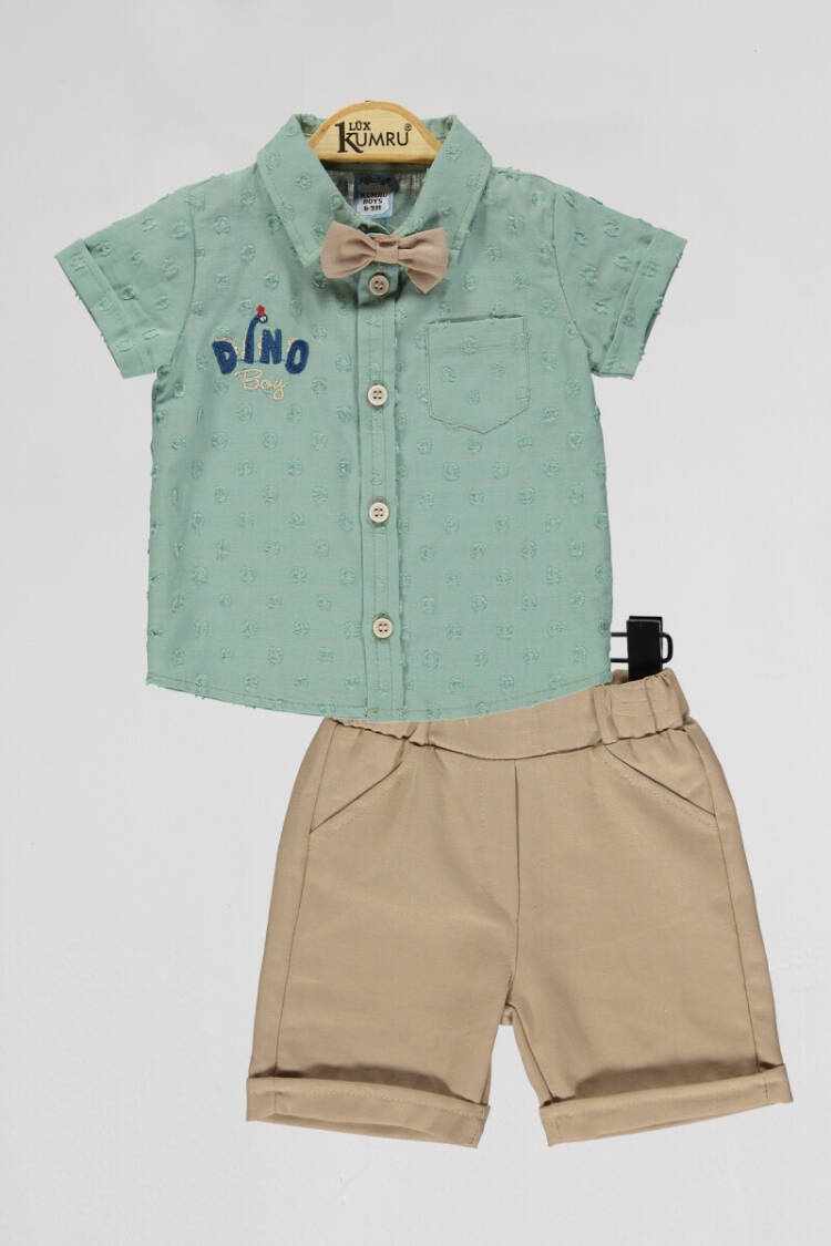 Wholesale Baby Boys 2-Piece Shirts and Shorts Set 6-18M - Brand: Kumru Bebe - Kids & Baby Clothes Wholesale - Globality Store