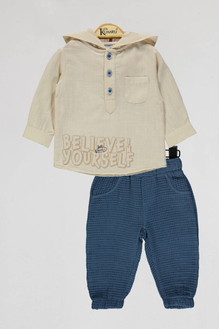 Wholesale Baby Boys 2-Piece Shirts and Shorts Set 6-18M - Brand: Kumru Bebe - Kids & Baby Clothes Wholesale - Globality Store