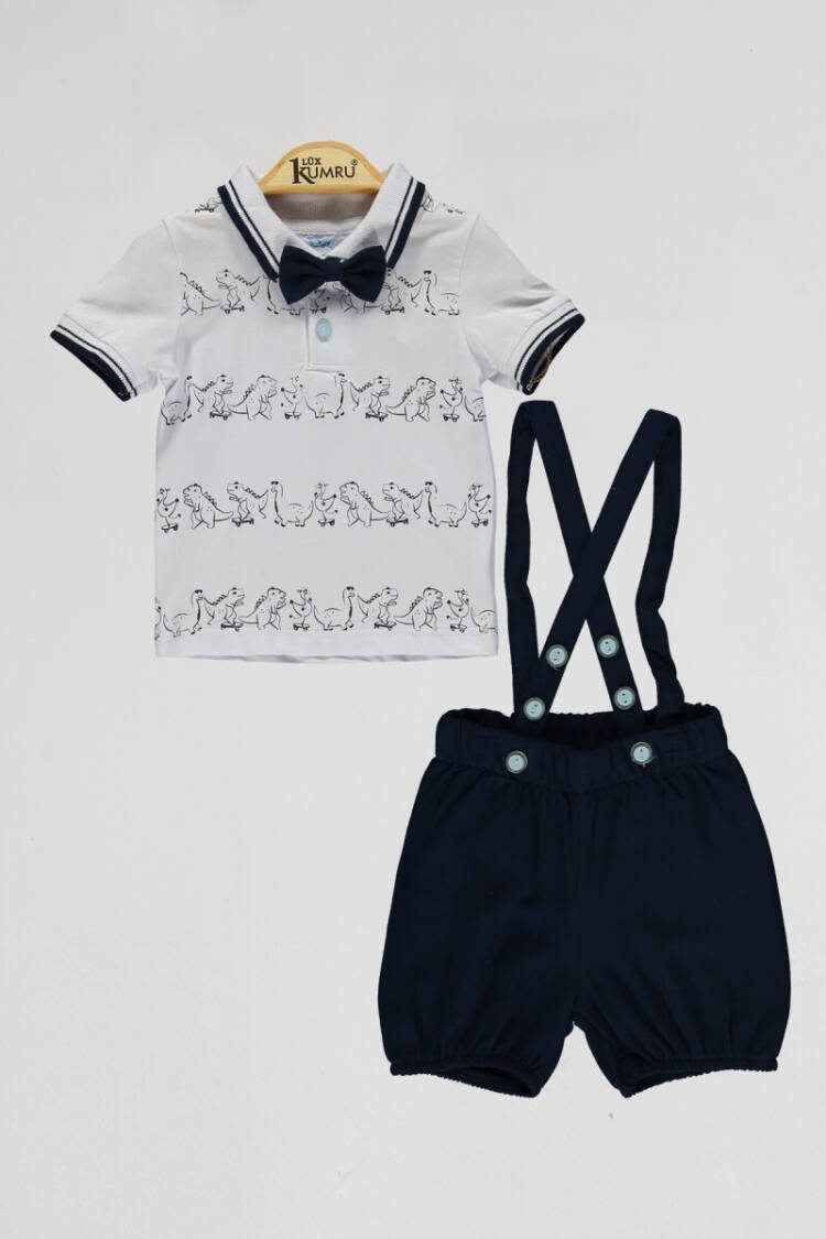 Wholesale Baby Boys 2-Piece T-shirt and Shorts Set 6-18M - Brand: Kumru Bebe - Kids & Baby Clothes Wholesale - Globality Store