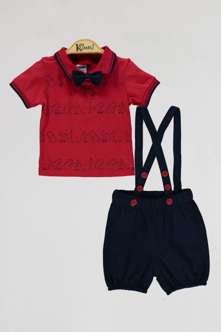 Wholesale Baby Boys 2-Piece T-shirt and Shorts Set 6-18M - Brand: Kumru Bebe - Kids & Baby Clothes Wholesale - Globality Store