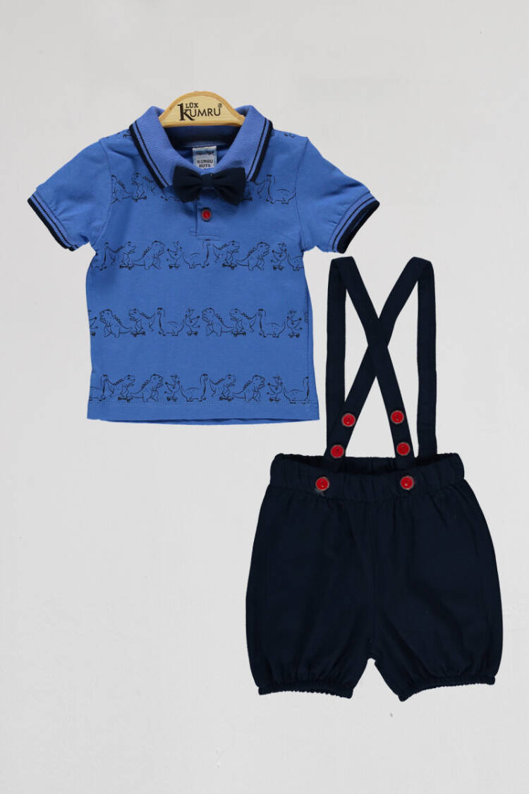 Wholesale Baby Boys 2-Piece T-shirt and Shorts Set 6-18M - Brand: Kumru Bebe - Kids & Baby Clothes Wholesale - Globality Store