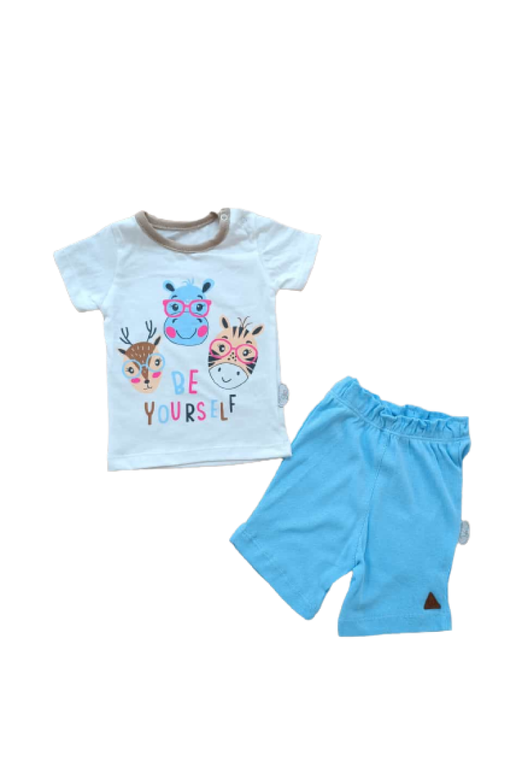 Wholesale Baby Boys 2-Piece T-shirt and Shorts Set 6-18M - Brand: Tomuycuk - Kids & Baby Clothes Wholesale - Globality Store