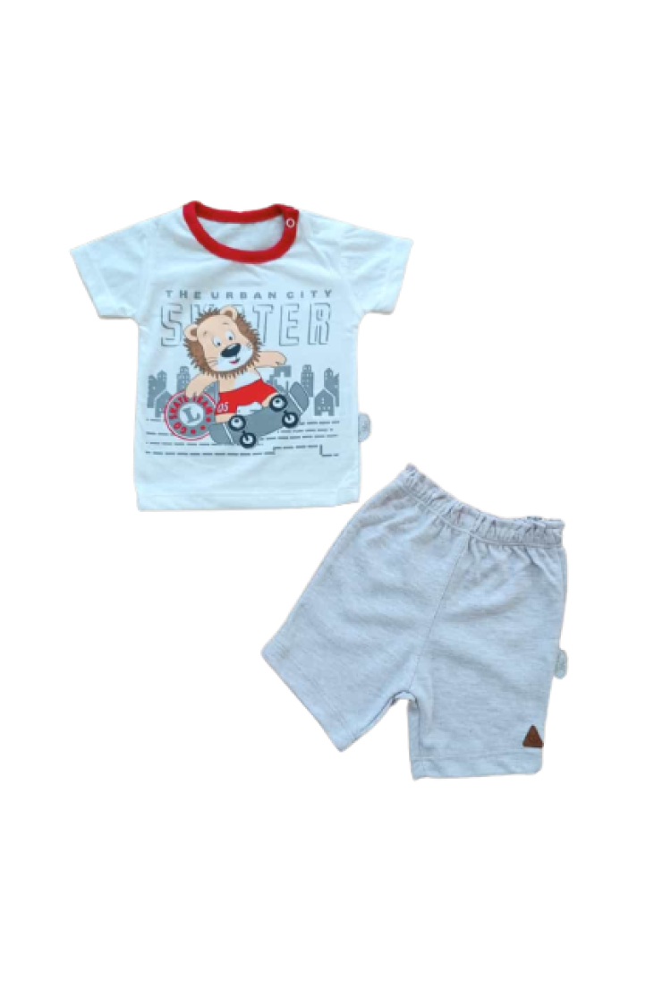 Wholesale Baby Boys 2-Piece T-shirt and Shorts Set 6-18M - Brand: Tomuycuk - Kids & Baby Clothes Wholesale - Globality Store