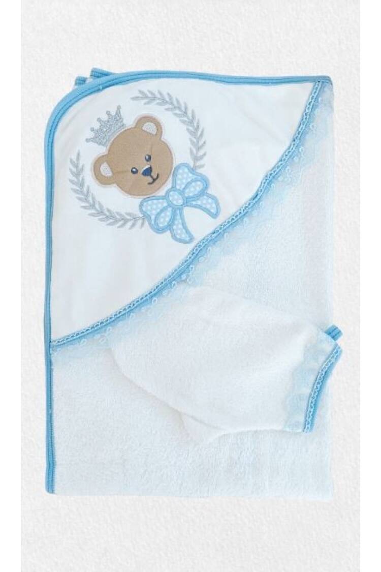 Wholesale Baby Boys 2-Piece Towel Set 0-18M - Brand: Tomuycuk - Kids & Baby Clothes Wholesale - Globality Store