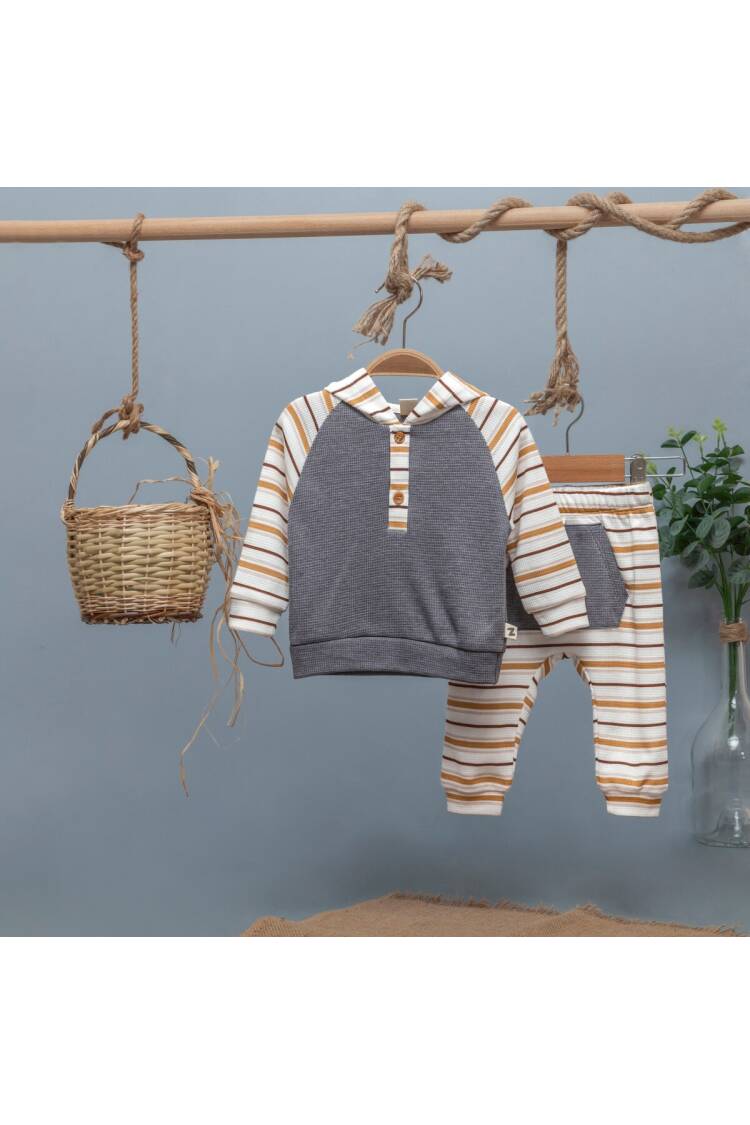 Wholesale Baby Boys 2-Piece Tracksuit Set 6-24M - Brand: BabyZ - Kids & Baby Clothes Wholesale - Globality Store