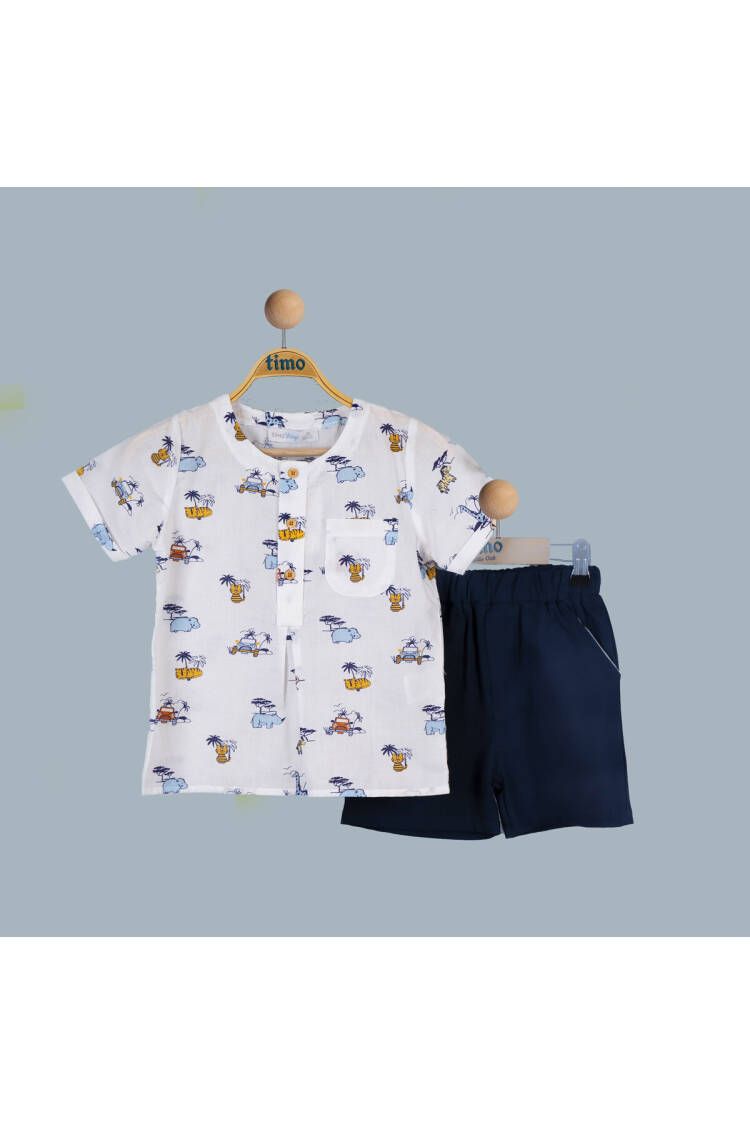 Wholesale Baby Boys 2-Piece with Shirt and Shorts Set 6-24M - Brand: Timo - Kids & Baby Clothes Wholesale - Globality Store