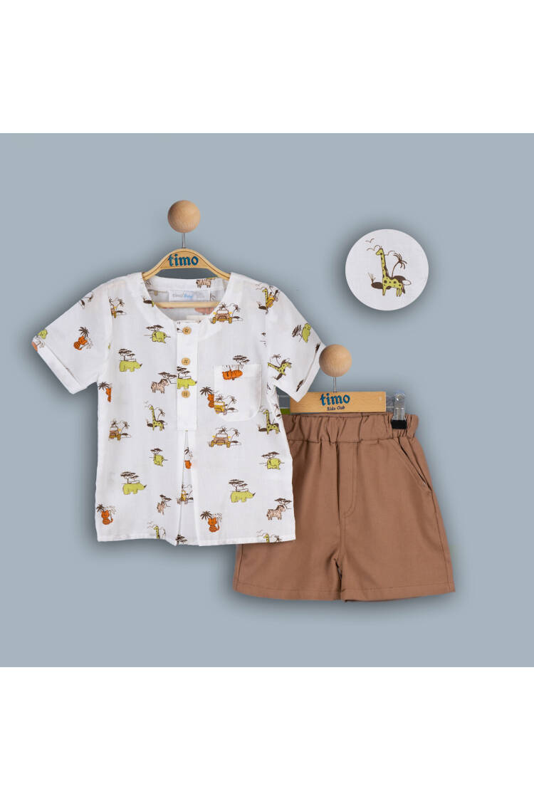 Wholesale Baby Boys 2-Piece with Shirt and Shorts Set 6-24M - Brand: Timo - Kids & Baby Clothes Wholesale - Globality Store