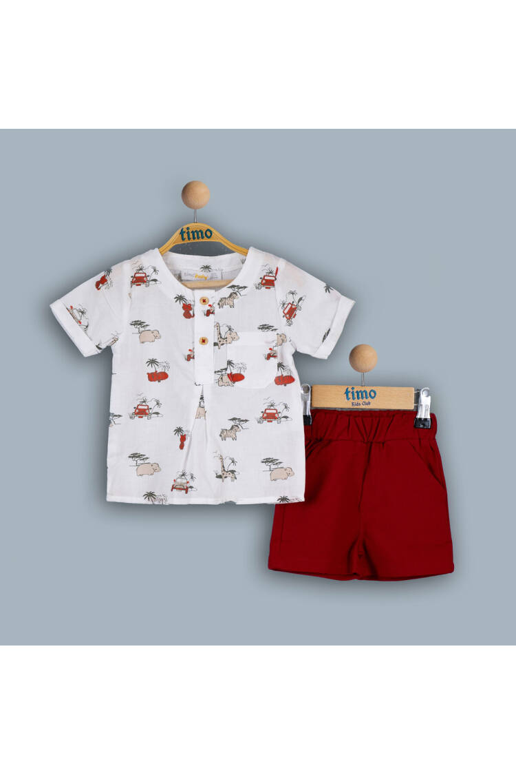 Wholesale Baby Boys 2-Piece with Shirt and Shorts Set 6-24M - Brand: Timo - Kids & Baby Clothes Wholesale - Globality Store