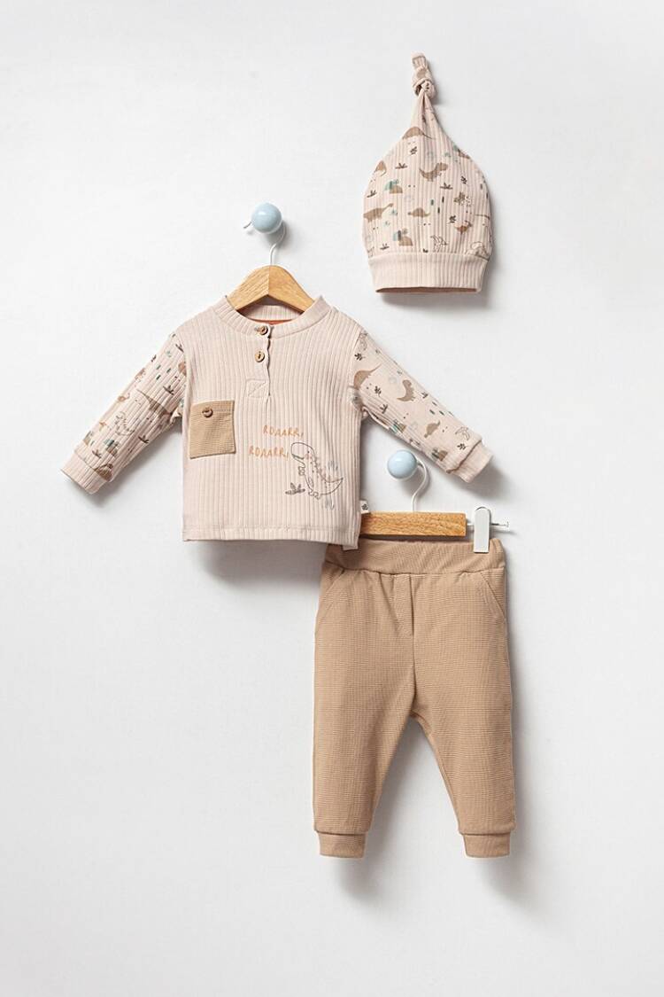 Wholesale Baby Boys 2-Pieces Hat Body and Pants Set 3-18M - Brand: Bubbles - Kids & Baby Clothes Wholesale - Globality Store