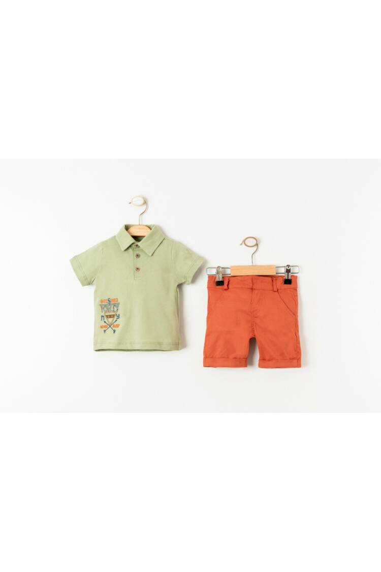 Wholesale Baby Boys 2-Pieces T-shirt and Shorts Set 6-24M - Brand: Bubbly - Kids & Baby Clothes Wholesale - Globality Store