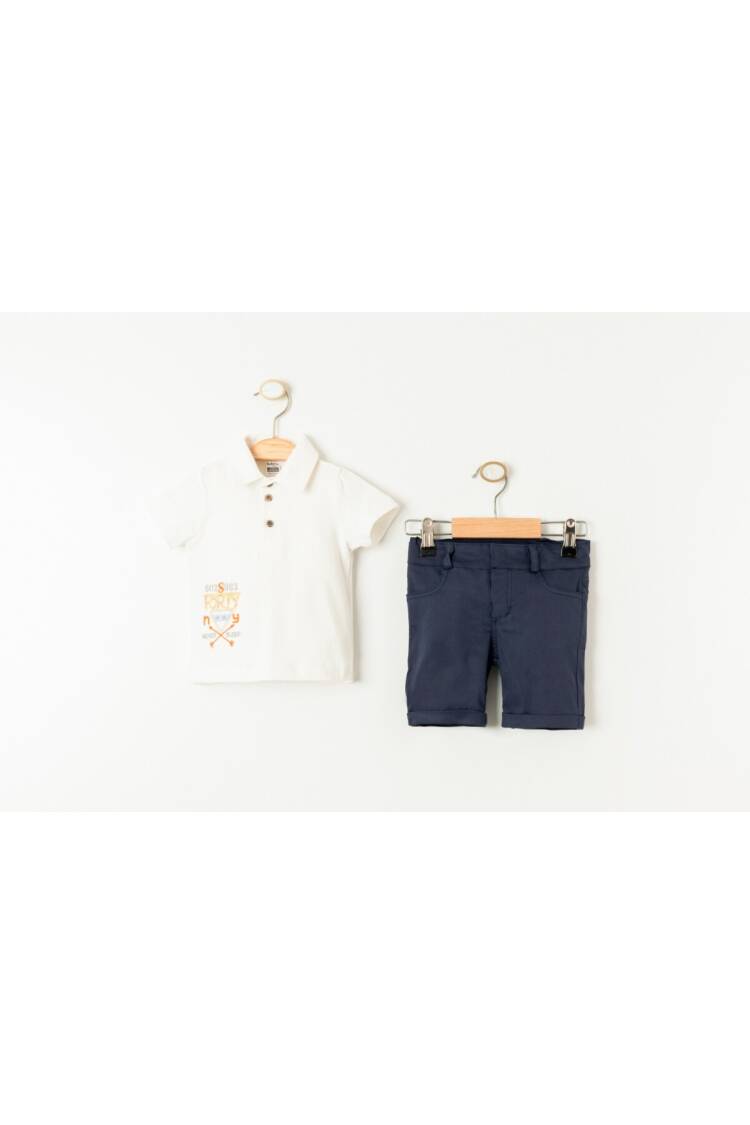 Wholesale Baby Boys 2-Pieces T-shirt and Shorts Set 6-24M - Brand: Bubbly - Kids & Baby Clothes Wholesale - Globality Store