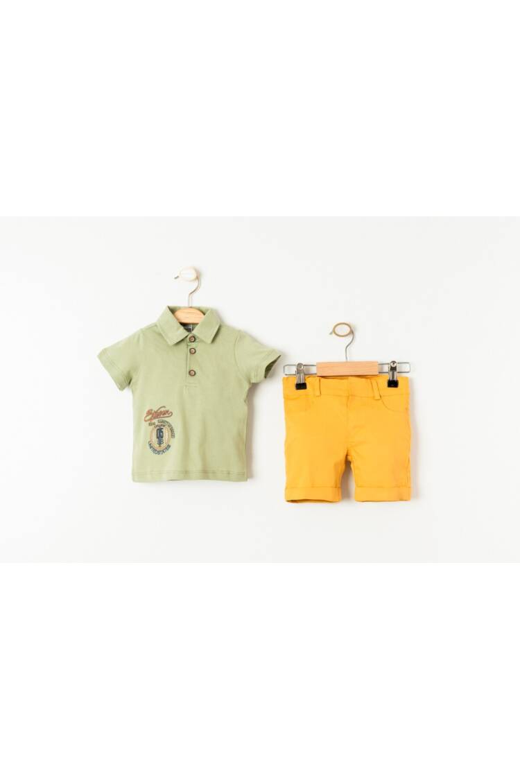Wholesale Baby Boys 2-Pieces T-shirt and Shorts Set 6-24M - Brand: Bubbly - Kids & Baby Clothes Wholesale - Globality Store