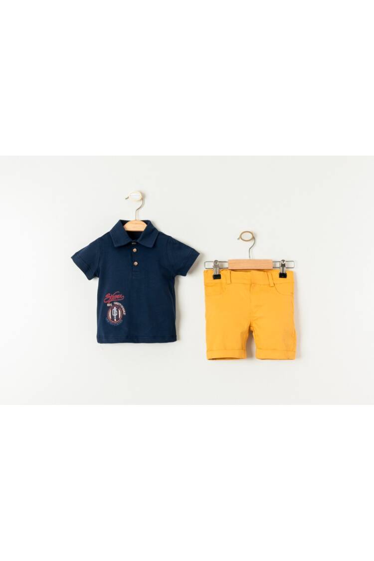 Wholesale Baby Boys 2-Pieces T-shirt and Shorts Set 6-24M - Brand: Bubbly - Kids & Baby Clothes Wholesale - Globality Store