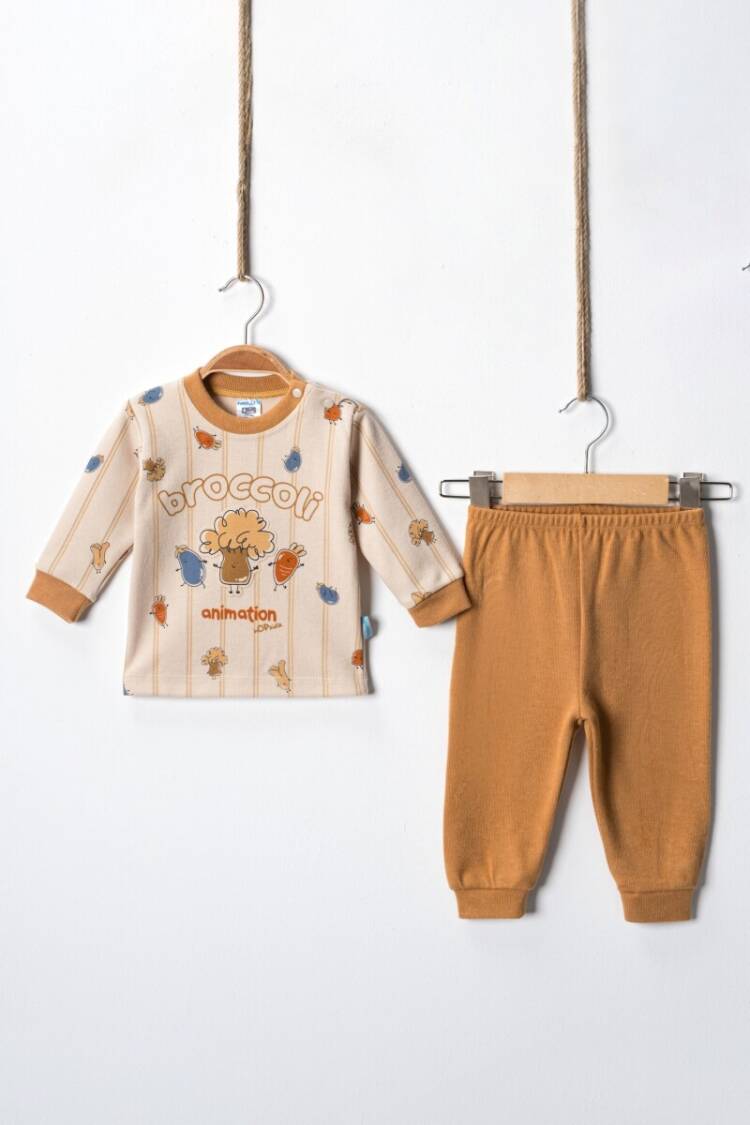Wholesale Baby Boys 2pcs Sweat and Trousers Set 6-12M - Brand: Hoppidik - Kids & Baby Clothes Wholesale - Globality Store