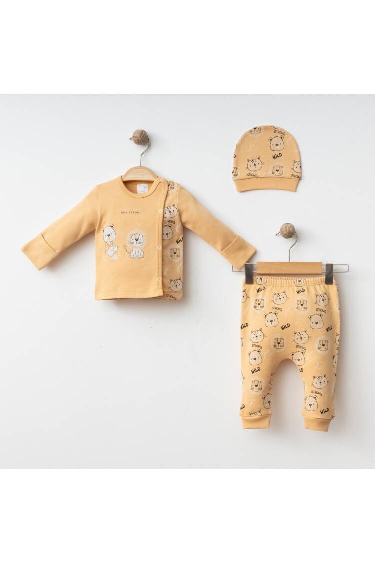 Wholesale Baby Boys' 3-Piece Newborn Set 0-3M - Brand: Gümüş Baby - Kids & Baby Clothes Wholesale - Globality Store