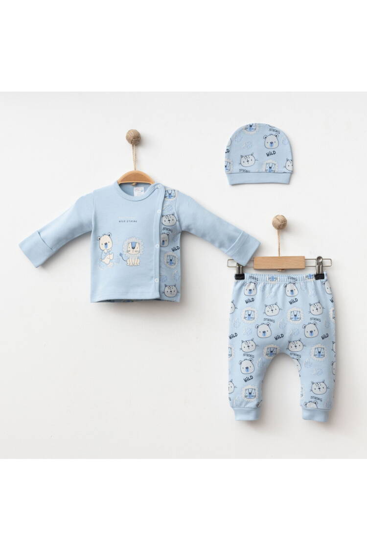 Wholesale Baby Boys' 3-Piece Newborn Set 0-3M - Brand: Gümüş Baby - Kids & Baby Clothes Wholesale - Globality Store