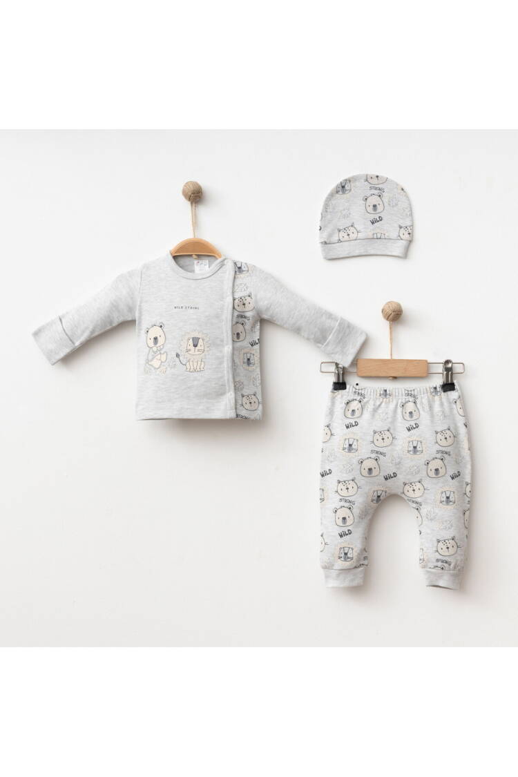 Wholesale Baby Boys' 3-Piece Newborn Set 0-3M - Brand: Gümüş Baby - Kids & Baby Clothes Wholesale - Globality Store