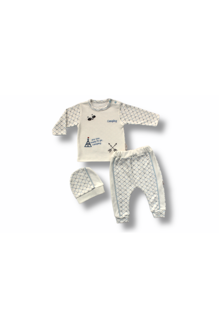 Wholesale Baby Boys 3-Piece Newborn Set 3-12M - Brand: Tomuycuk - Kids & Baby Clothes Wholesale - Globality Store
