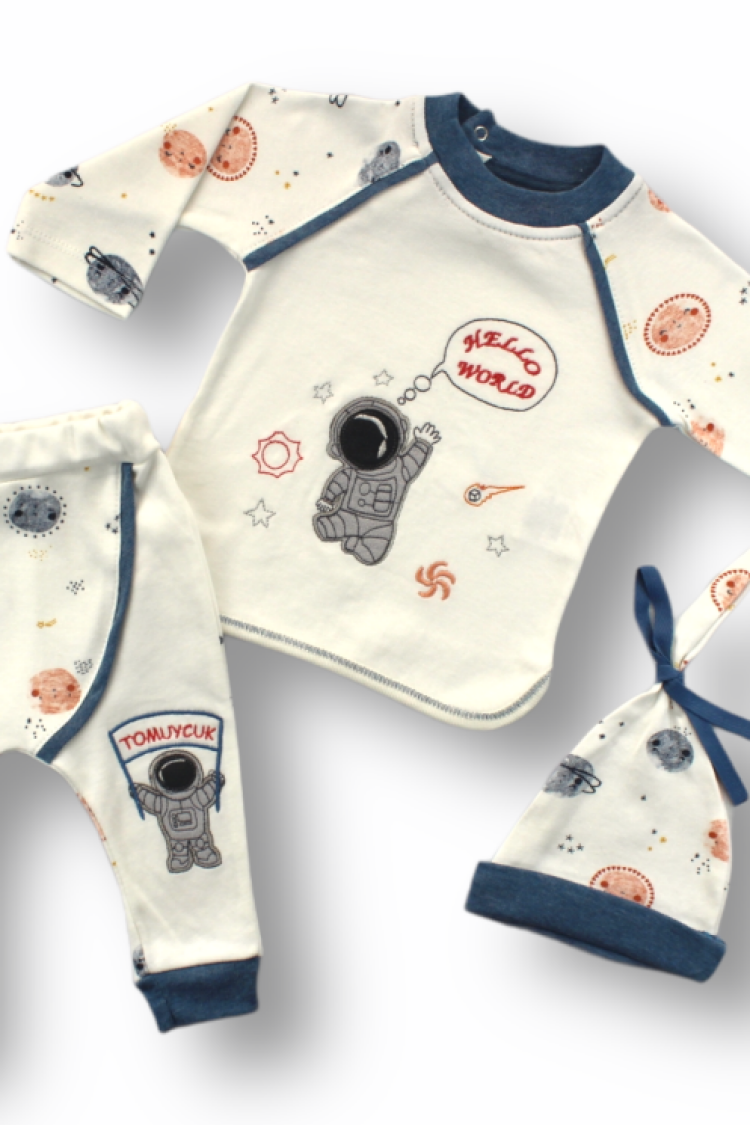 Wholesale Baby Boys 3-Piece Newborn Set 3-12M - Brand: Tomuycuk - Kids & Baby Clothes Wholesale - Globality Store