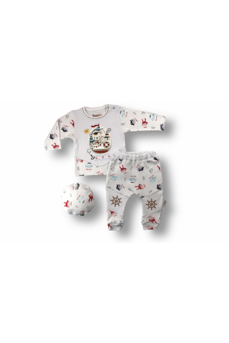 Wholesale Baby Boys 3-Piece Newborn Set 3-12M - Brand: Tomuycuk - Kids & Baby Clothes Wholesale - Globality Store