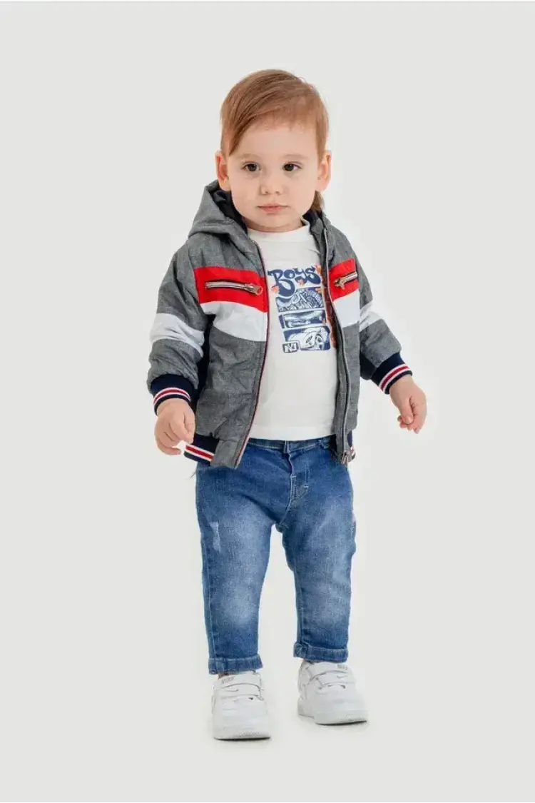 Wholesale Baby Boys 3-Piece Pants, Jacket and T-shirt Set 6-24M - Brand: Bubbly - Kids & Baby Clothes Wholesale - Globality Store