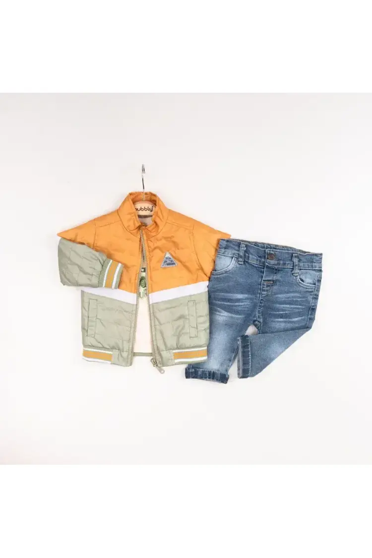 Wholesale Baby Boys 3-Piece Pants, Jacket and T-shirt Set 6-24M - Brand: Bubbly - Kids & Baby Clothes Wholesale - Globality Store