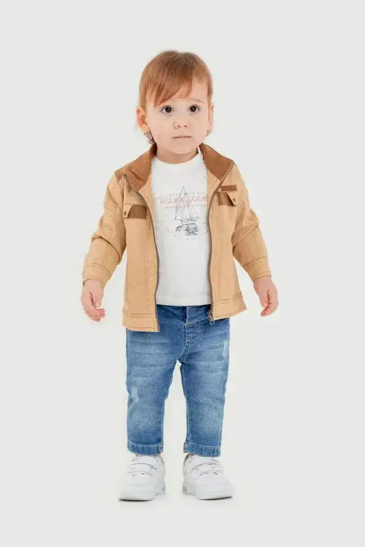 Wholesale Baby Boys 3-Piece Pants, Jacket and T-shirt Set 6-24M - Brand: Bubbly - Kids & Baby Clothes Wholesale - Globality Store