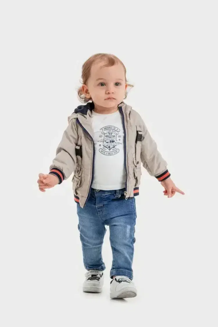 Wholesale Baby Boys 3-Piece Pants, Jacket and Tişört Set 6-24M - Brand: Bubbly - Kids & Baby Clothes Wholesale - Globality Store