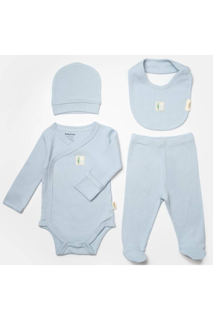 Wholesale Baby Boys 4-Piece Newborn Set 0-9M - Brand: BabyCosy - Kids & Baby Clothes Wholesale - Globality Store