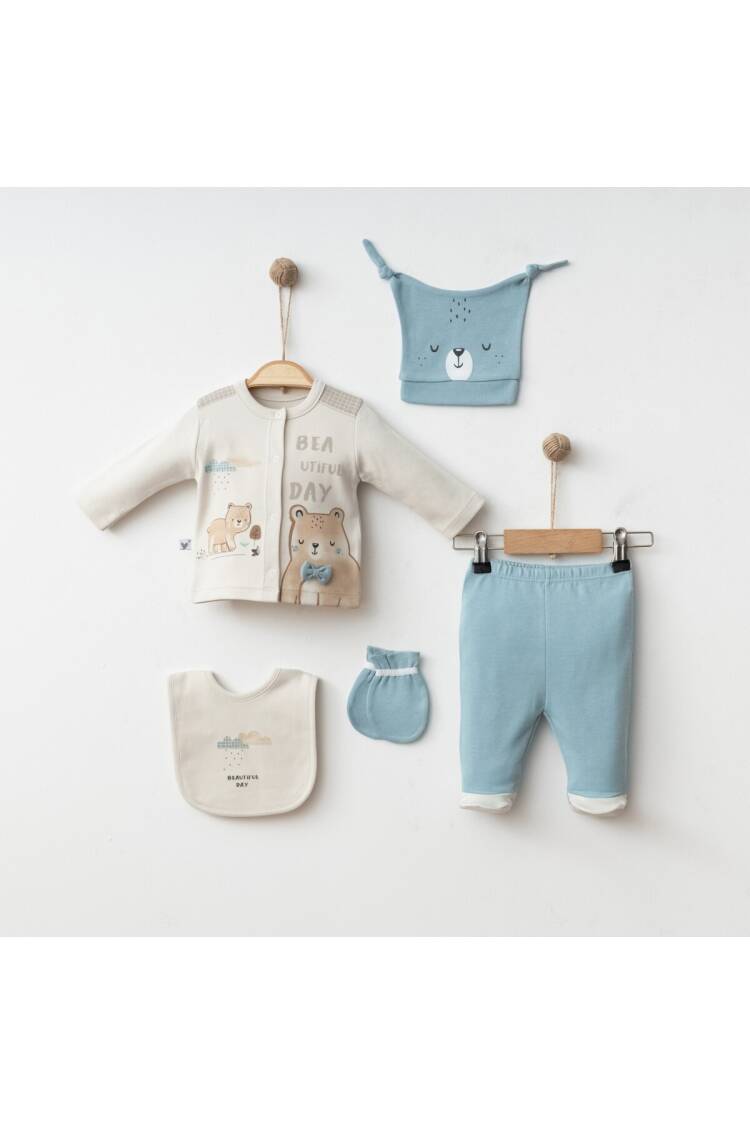 Wholesale Baby Boys 5-Piece Newborn Set 0-3 M - Brand: Vina Baby - Kids & Baby Clothes Wholesale - Globality Store