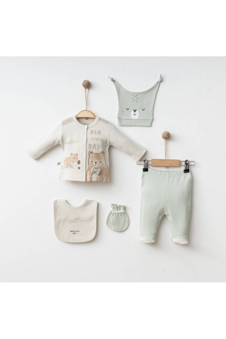 Wholesale Baby Boys 5-Piece Newborn Set 0-3 M - Brand: Vina Baby - Kids & Baby Clothes Wholesale - Globality Store