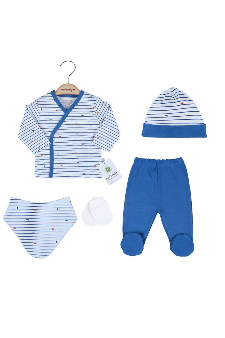 Wholesale Baby Boys 5-Piece Newborn Set 0-3M - Brand: Ciccimbaby - Kids & Baby Clothes Wholesale - Globality Store