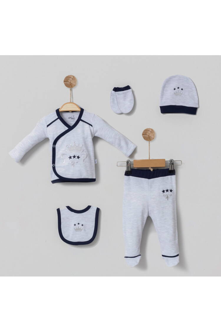 Wholesale Baby Boys 5-Piece Newborn Set 0-6M - Brand: Miniborn - Kids & Baby Clothes Wholesale - Globality Store