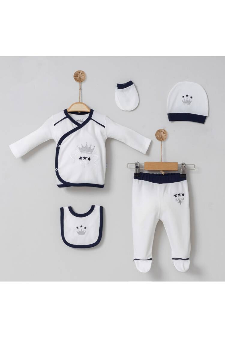 Wholesale Baby Boys 5-Piece Newborn Set 0-6M - Brand: Miniborn - Kids & Baby Clothes Wholesale - Globality Store