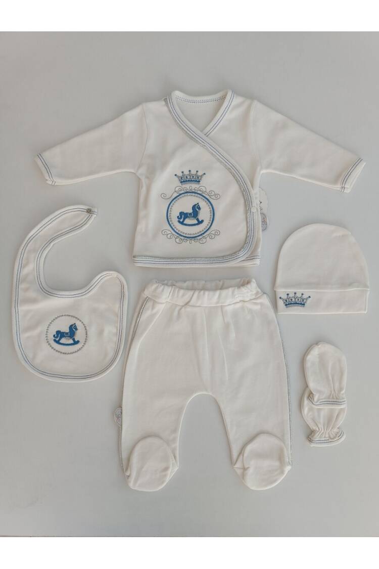 Wholesale Baby Boys 5-Pieces Newborn Set 0-3M - Brand: Tomuycuk - Kids & Baby Clothes Wholesale - Globality Store