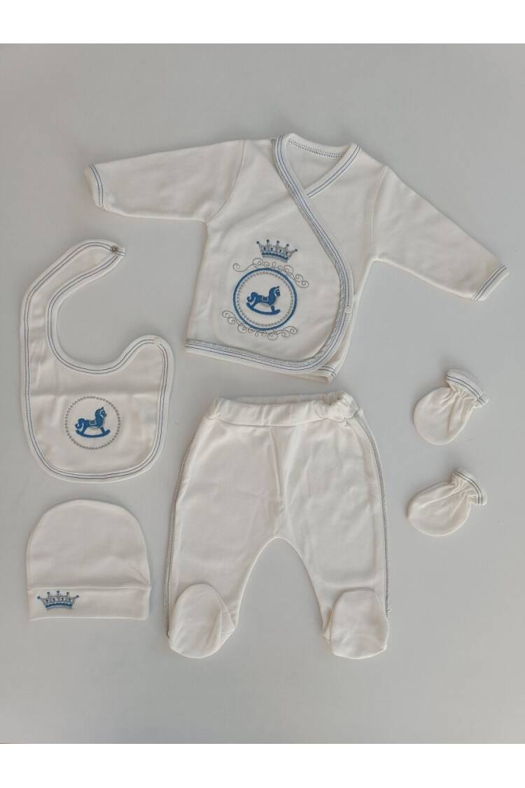 Wholesale Baby Boys 5-Pieces Newborn Set 0-3M - Brand: Tomuycuk - Kids & Baby Clothes Wholesale - Globality Store