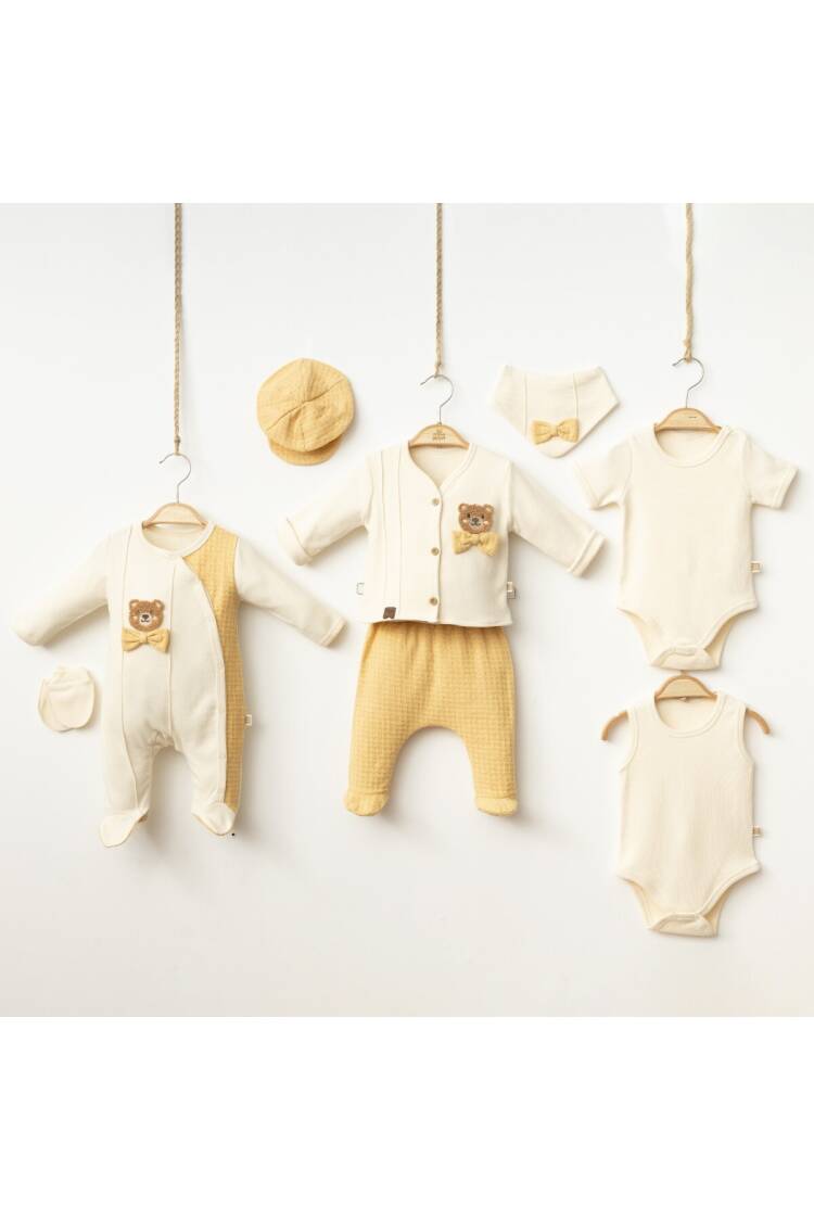 Wholesale Baby Boys 8-Pieces Newborn Set 0-3M - Brand: Minizeyn - Kids & Baby Clothes Wholesale - Globality Store