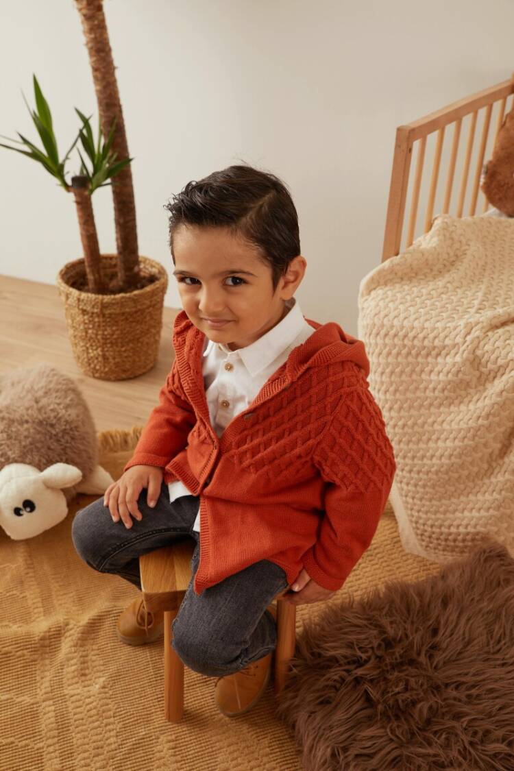 Wholesale Baby Boys Knitwear Cardigan 3-12M - Brand: Uludağ Triko - Kids & Baby Clothes Wholesale - Globality Store
