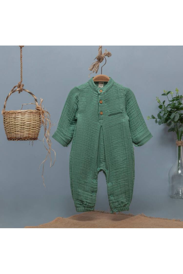 Wholesale Baby Boys Muslin Rompers 3-12M - Brand: BabyZ - Kids & Baby Clothes Wholesale - Globality Store