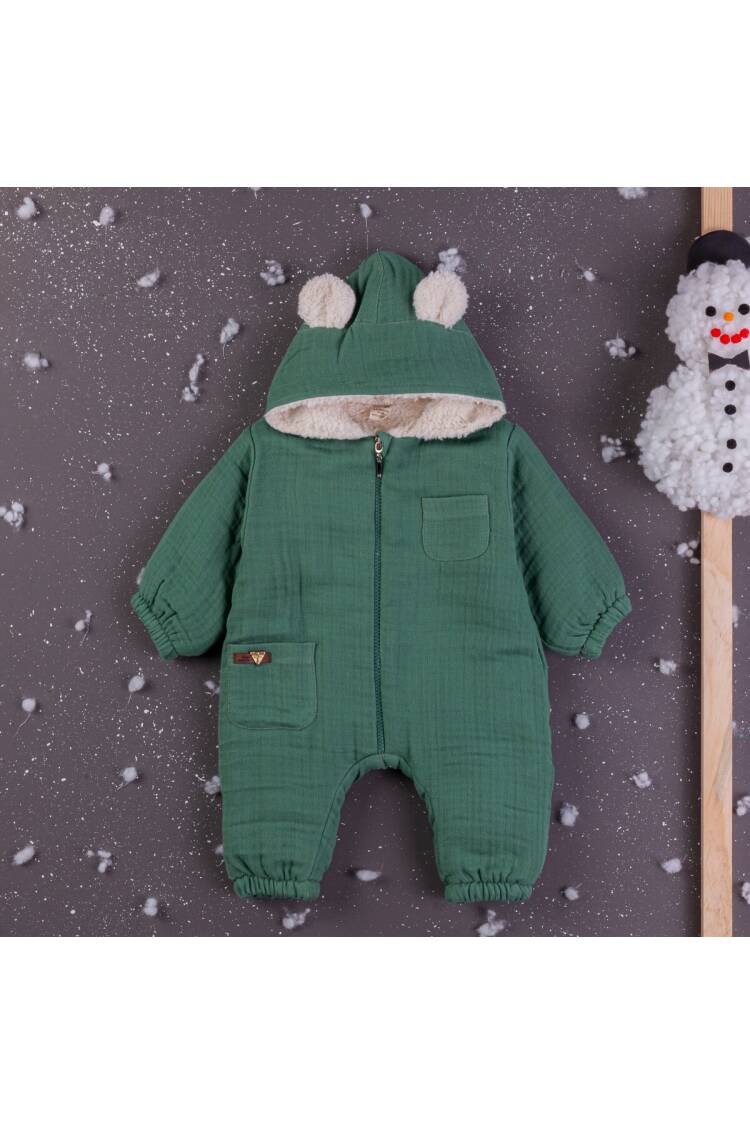 Wholesale Baby Boys Muslin Rompers With Hoodie 3-12M - Brand: BabyZ - Kids & Baby Clothes Wholesale - Globality Store