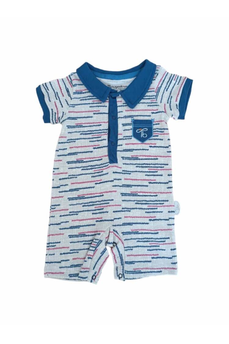 Wholesale Baby Boys Patterned Rompers 6-18M - Brand: Tomuycuk - Kids & Baby Clothes Wholesale - Globality Store